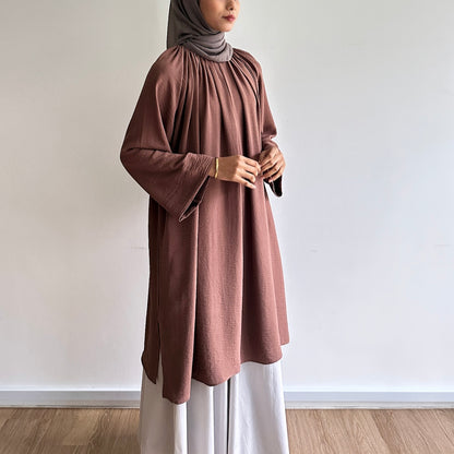 Mila basic raglan long tunic