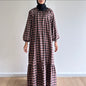 Inaya gingham maxi dress