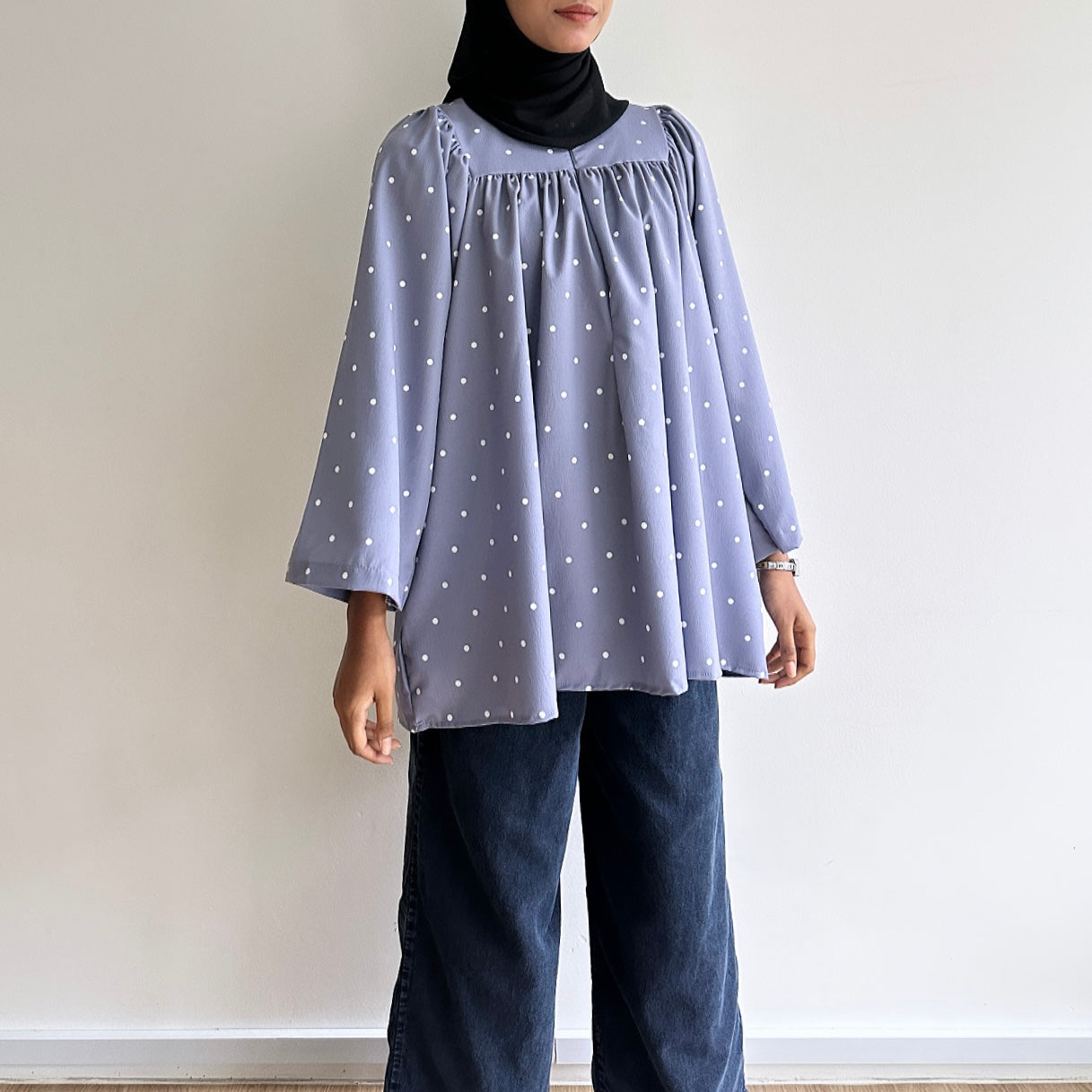 Netta polka dot blouse