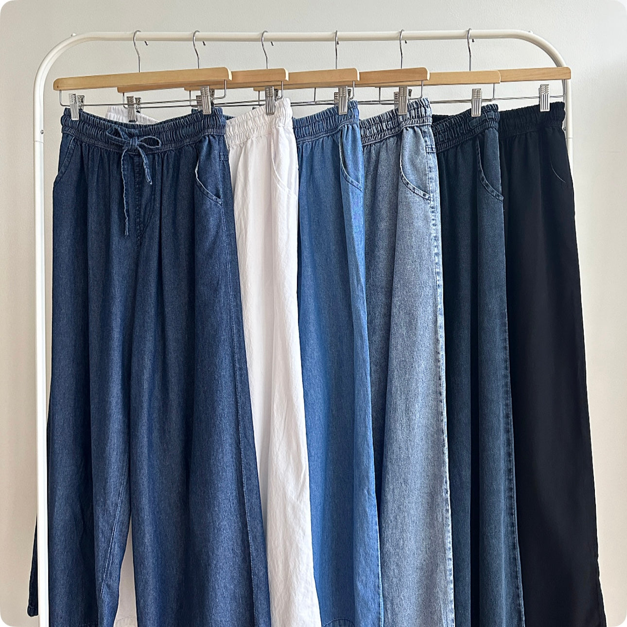Bree denim culotte