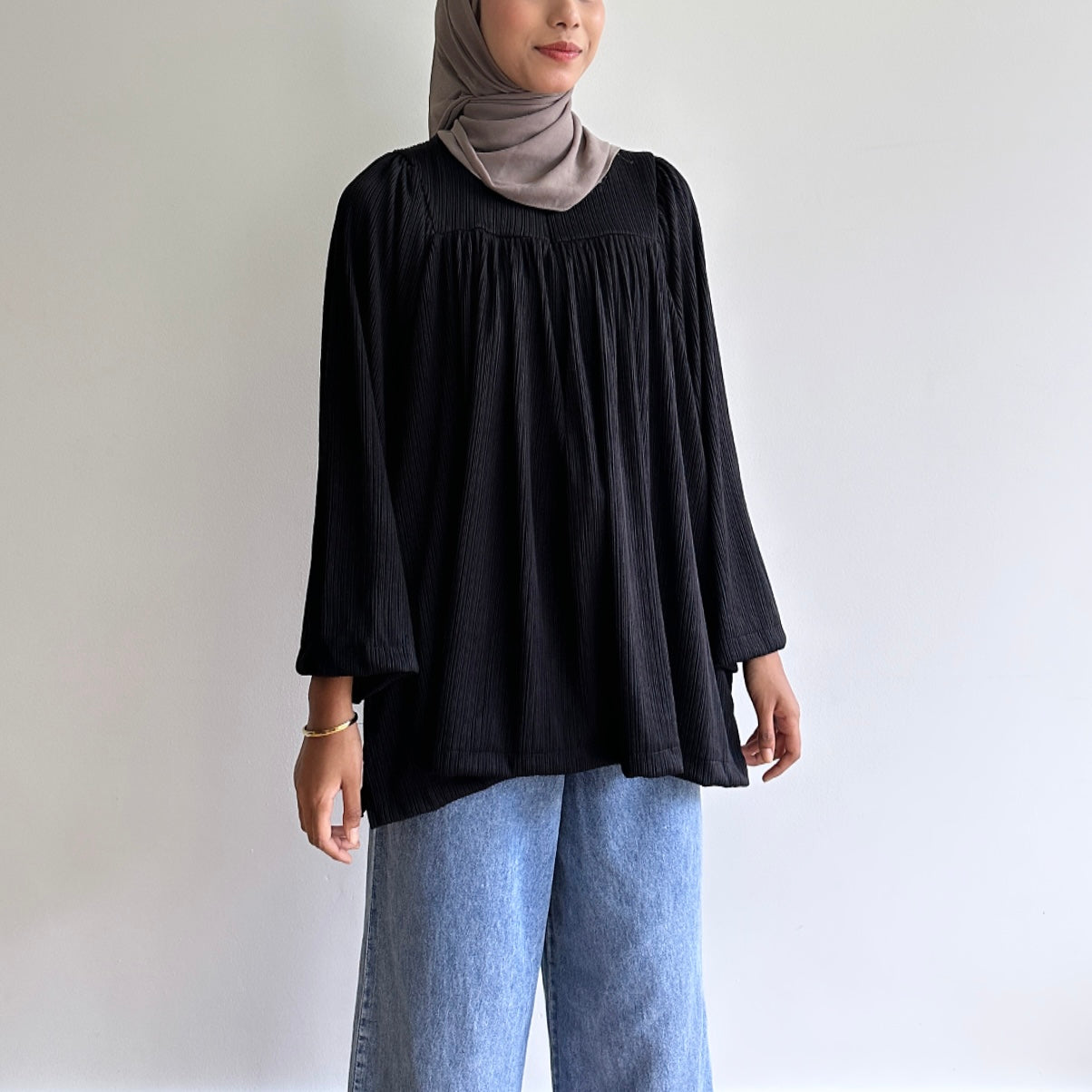 Bella ribbed blouse