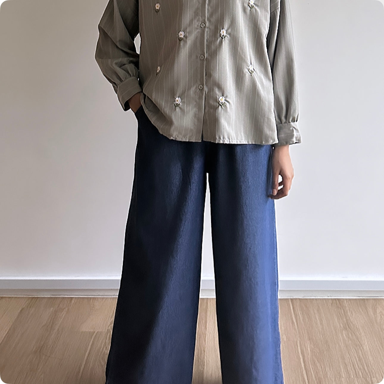 Bree denim culotte