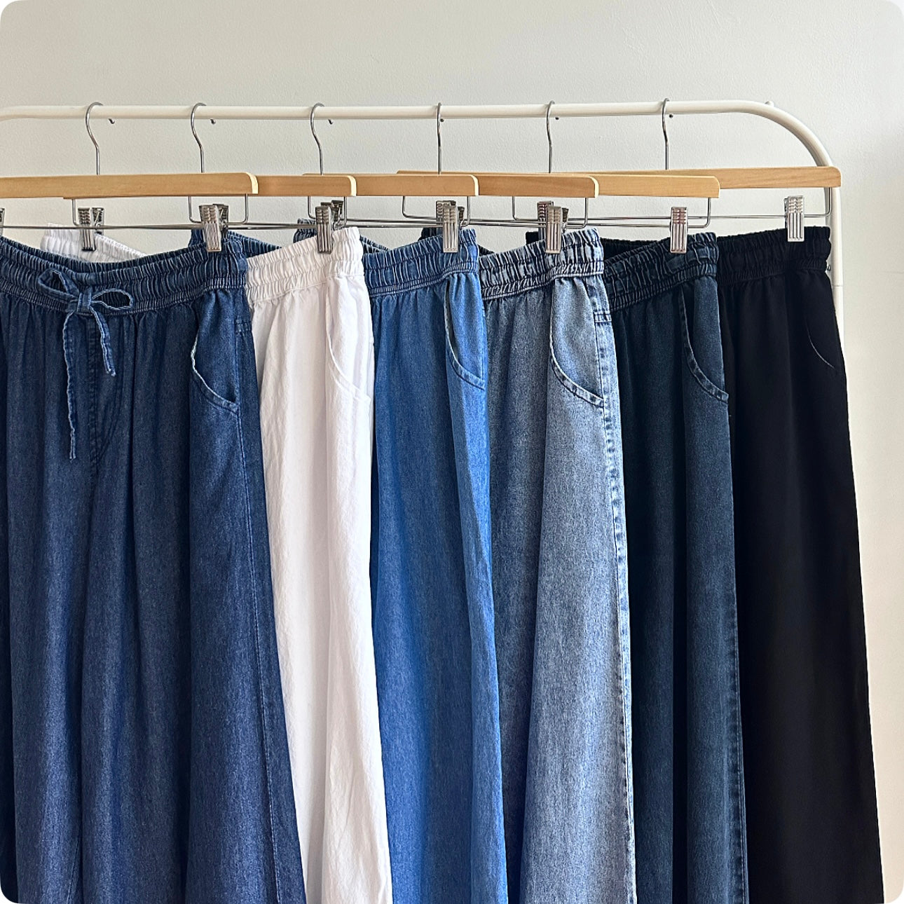 Bree denim culotte