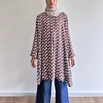 Mel floral printed tunic