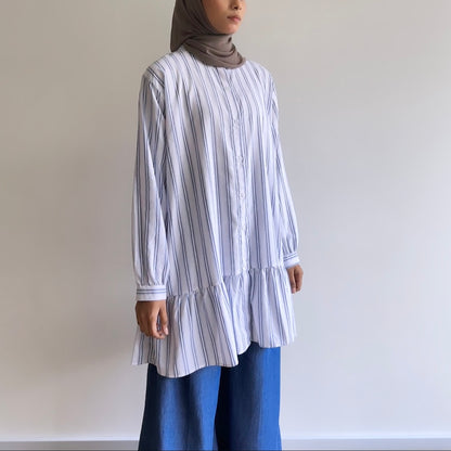 Selene stripe oversized blouse