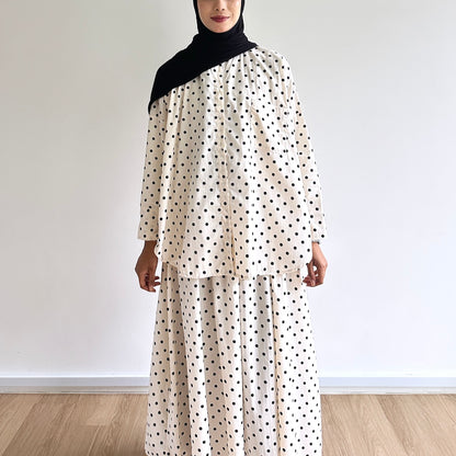 Matilda polka dot skirt set