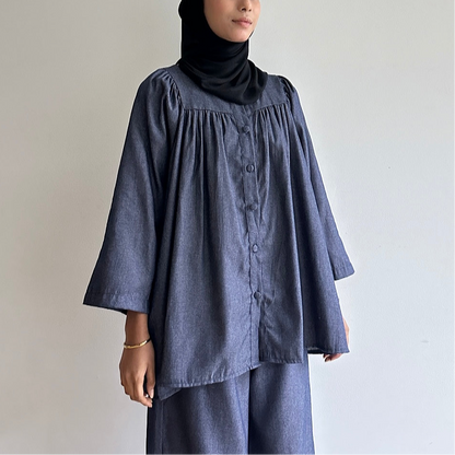 Gracie denim blouse