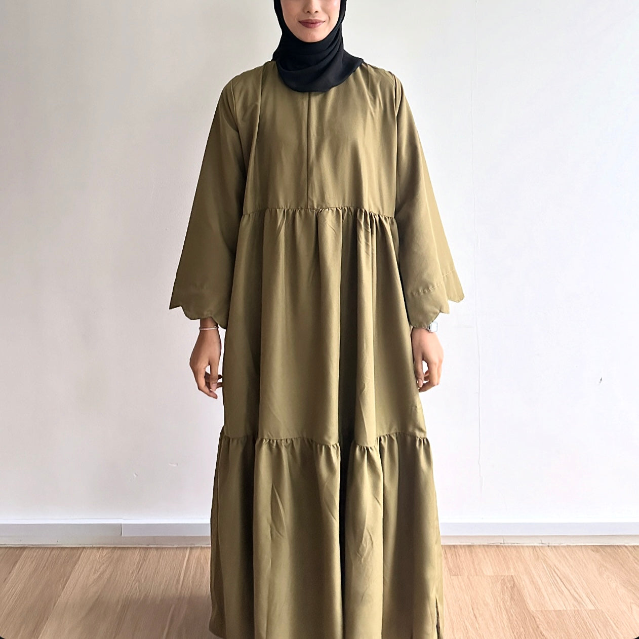 Aurelia Gathered Maxi Dress