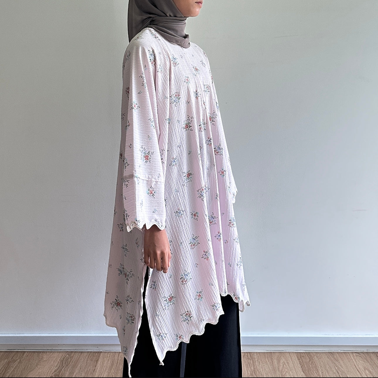 Lyn floral sulam tunic