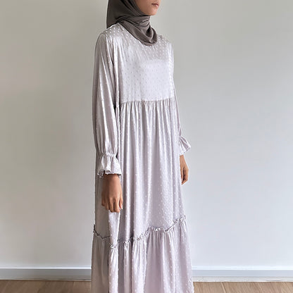 Sarah flowy silky dress