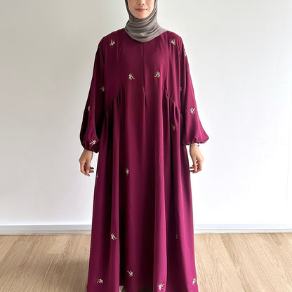 Camellia Side Gathered Dress