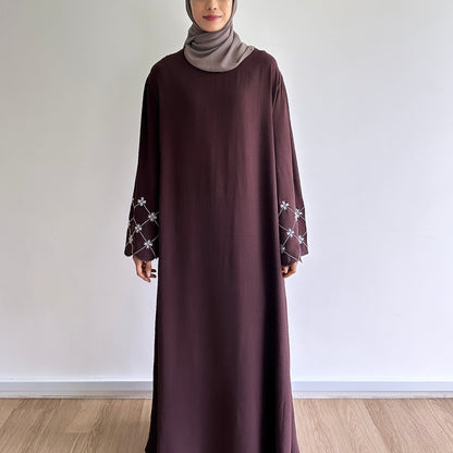 Yuna floral abaya