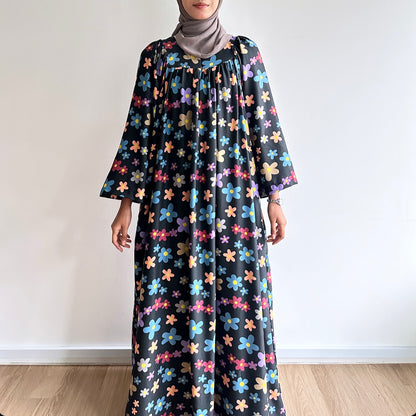 Leora floral maxi dress