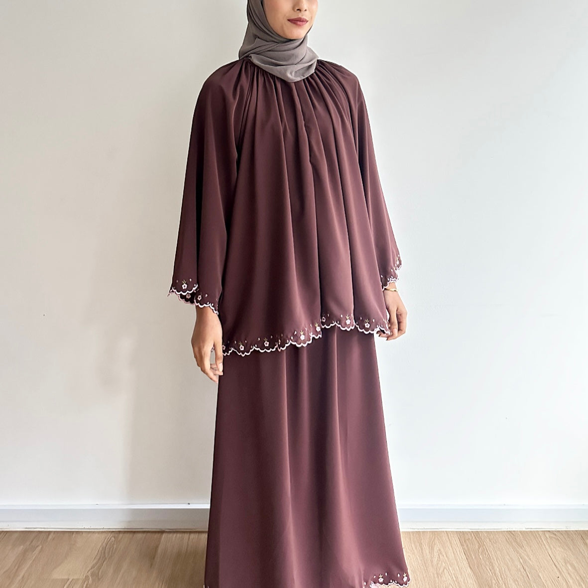 Naya raglan skirt set