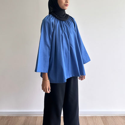Wren denim blouse
