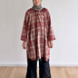 Mara Plaid Lace Hem Tunic