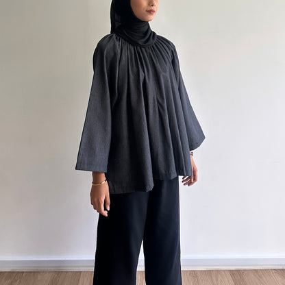 Wren denim blouse