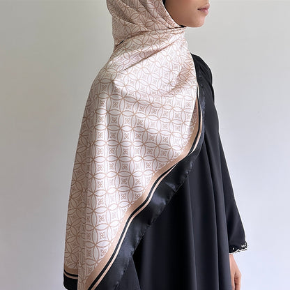 Or printed long shawl