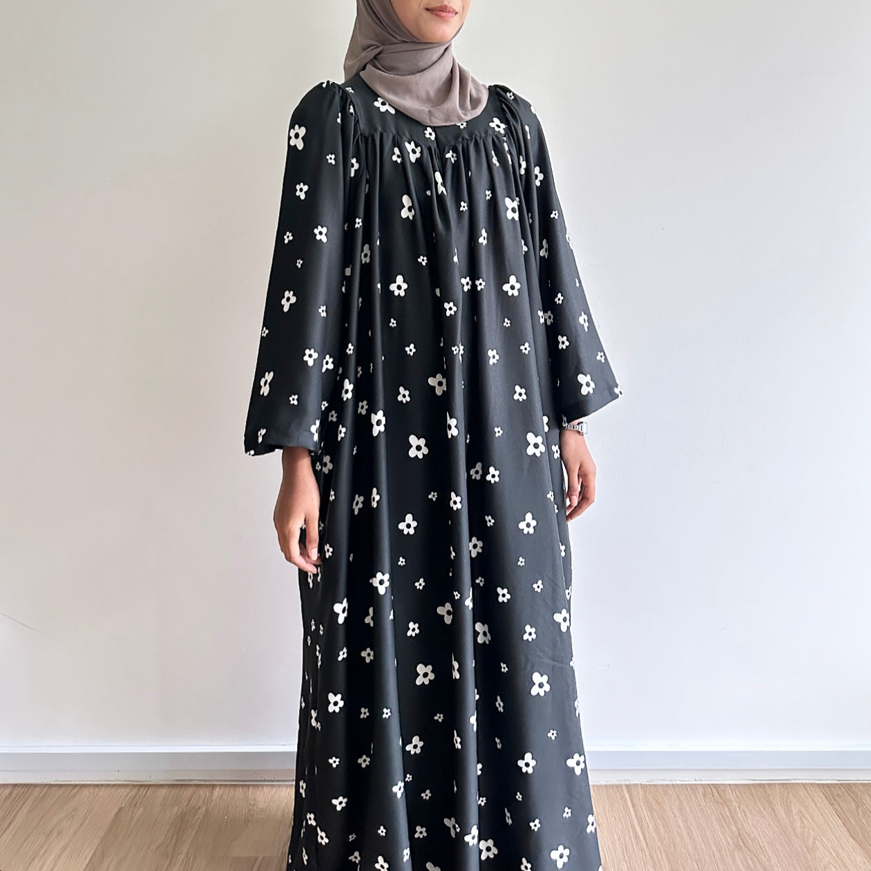 Leora floral maxi dress