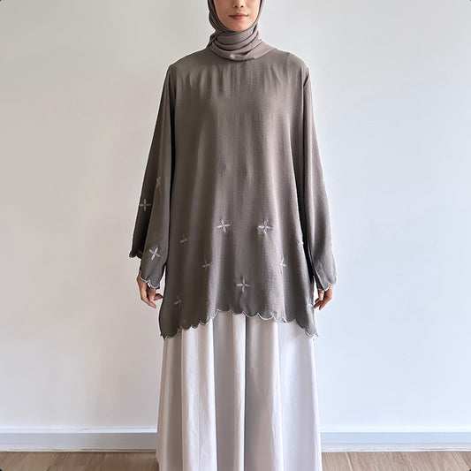 Elena sulam tunic