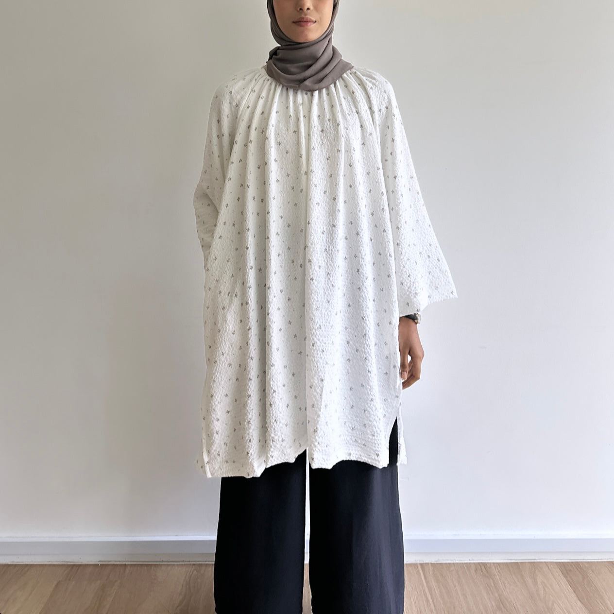 Evelyn floral tunic