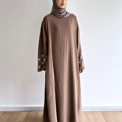 Yuna floral abaya