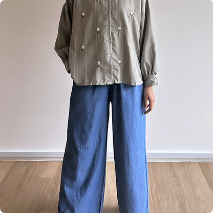 Bree denim culotte