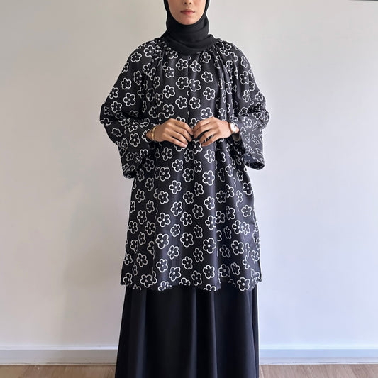 Amara printed tunic